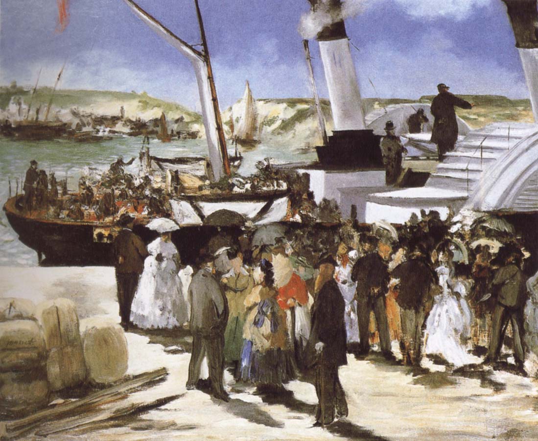 Edouard Manet The Departure of the folkestone Boat